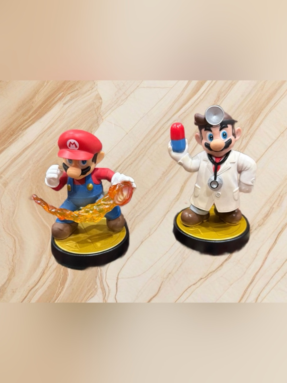 SUPER MÁRIO SMASH BROS. NINTENDO AMIIBO 2 figures